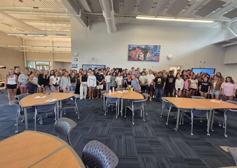 Laney NHS members at a chapter event